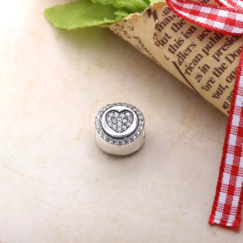 (imagen para) Charm en plata de ley Coraz&oacute;n chispeante PANDORA - Ver 2