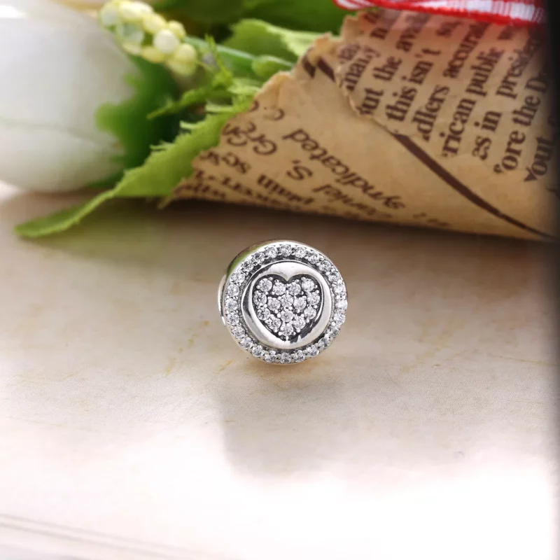 (imagen para) Charm en plata de ley Coraz&oacute;n chispeante PANDORA - Ver 3