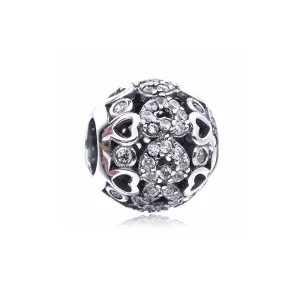 Charm en plata de ley Corazón chispeante PANDORA (imagen para) Charm en plata de ley Corazón chispeante PANDORA