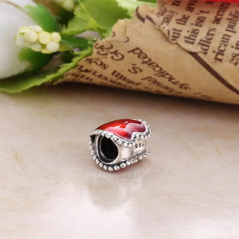 (imagen para) Charm en plata de ley Coraz&oacute;n rojo PANDORA - Ver 3