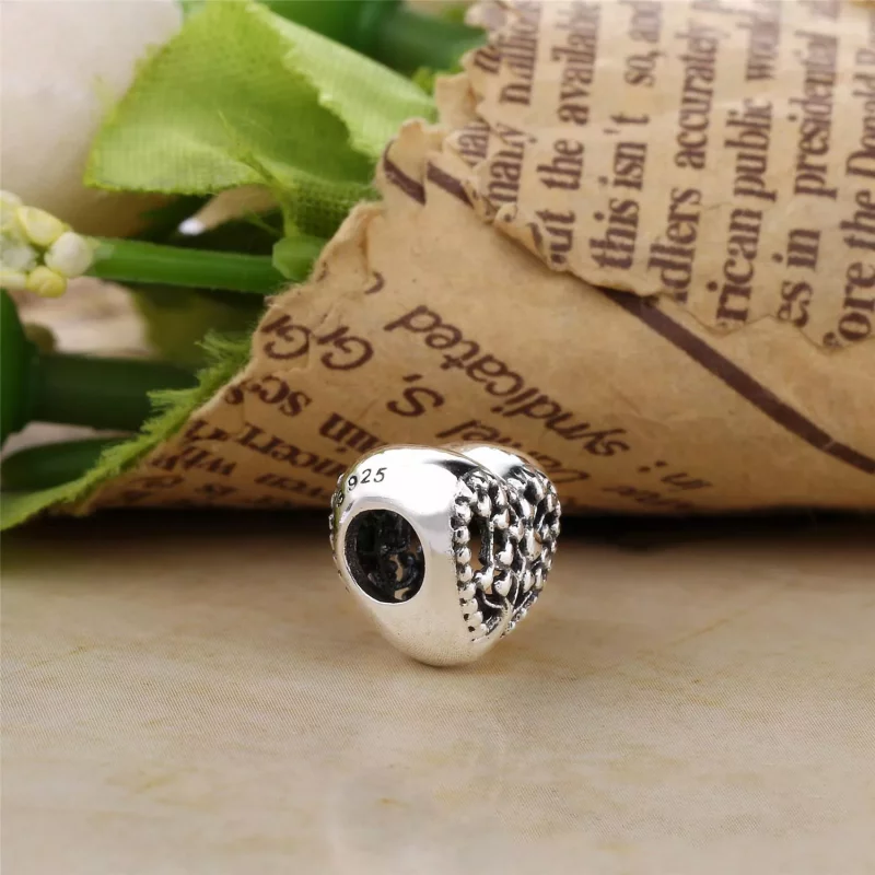 (imagen para) Charm en plata de ley Corazones Florecientes - PANDORA - Ver 4