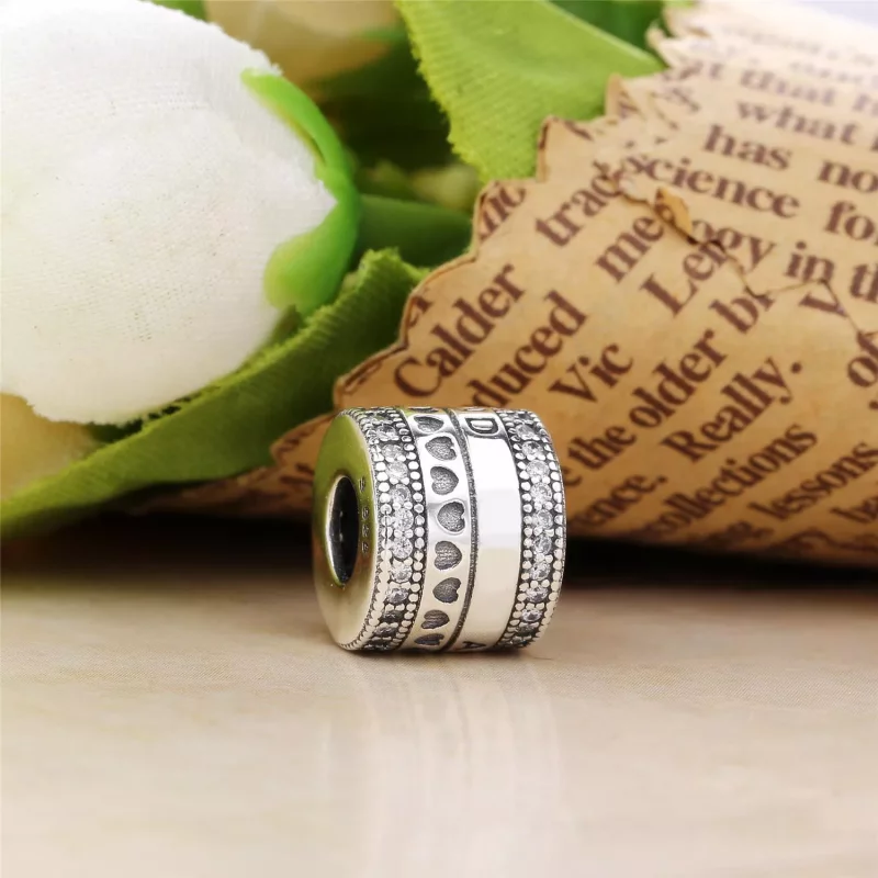 (imagen para) Charm en plata de ley Corazones Girando - PANDORA - Ver 2