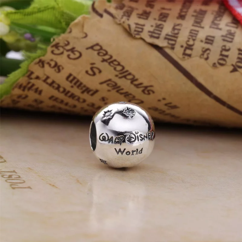 (imagen para) Charm en plata de ley Disneyland Resort PANDORA - Ver 3