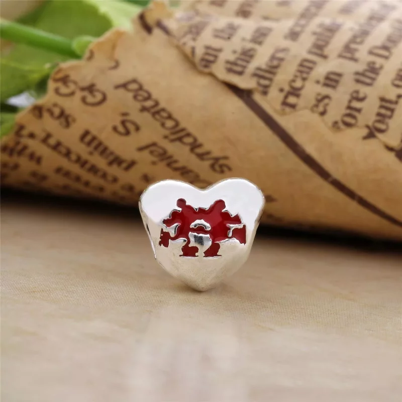 (imagen para) Charm en plata de ley Disny, Bailando Mickey y Minnie PANDORA - Ver 2