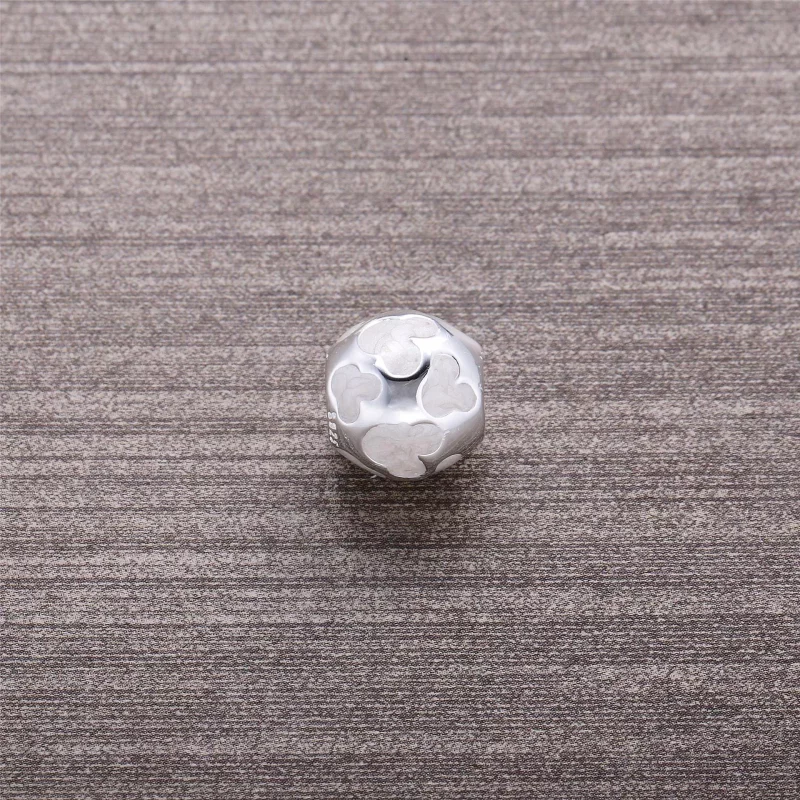 (imagen para) Charm en plata de ley Disny, Icono de Mickey Mouse Madre de perla PANDORA - Ver 2