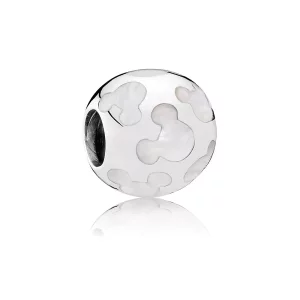 (imagen para) Charm en plata de ley Disny, Icono de Mickey Mouse Madre de perla PANDORA
