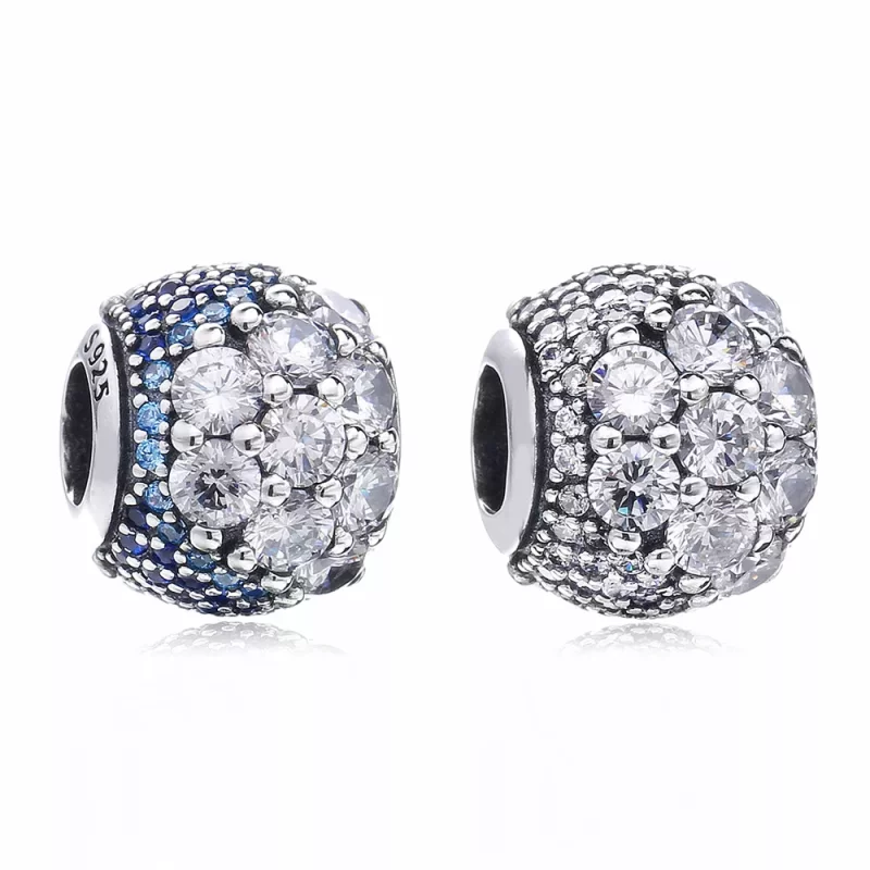 (imagen para) Charm en plata de ley Encanto Azul en pav&eacute; - PANDORA - Ver 2