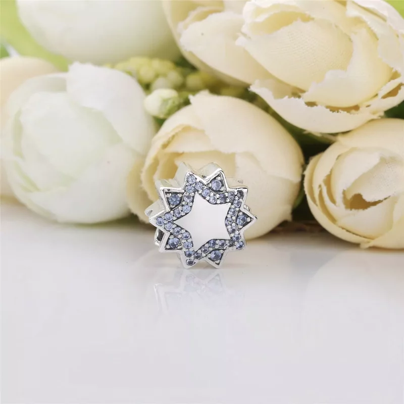 (imagen para) Charm en plata de ley Estrella Azul - PANDORA - Ver 3