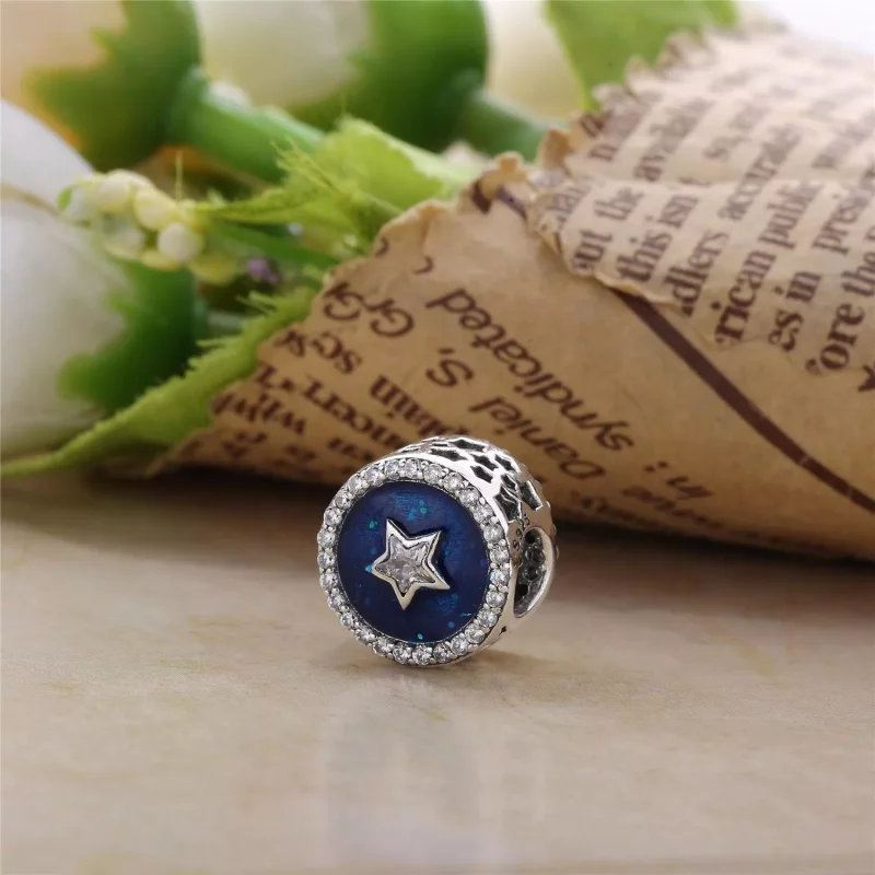 (imagen para) Charm en plata de ley Estrella radiante PANDORA - Ver 3