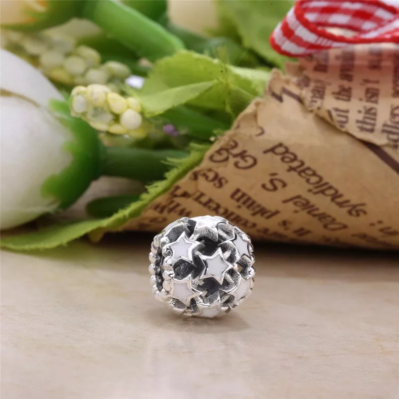 (imagen para) Charm en plata de ley Estrellas de calado PANDORA - Ver 2
