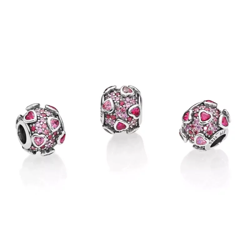 (imagen para) Charm en plata de ley Explosi&oacute;n de amor PANDORA - Ver 2