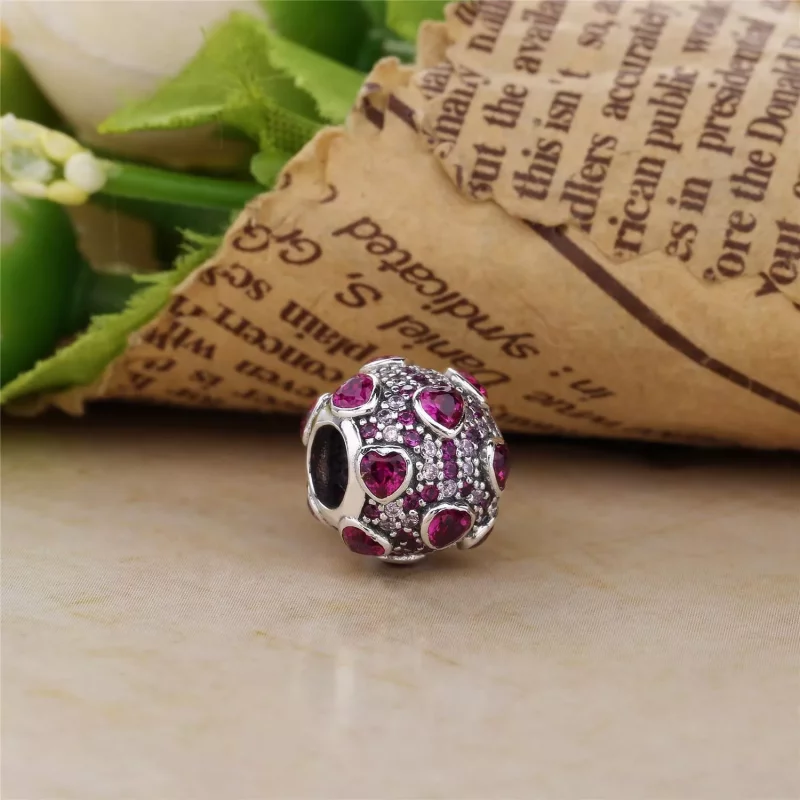 (imagen para) Charm en plata de ley Explosi&oacute;n de amor PANDORA - Ver 3