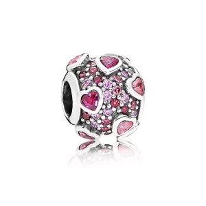Charm en plata de ley Explosión de amor PANDORA (imagen para) Charm en plata de ley Explosión de amor PANDORA