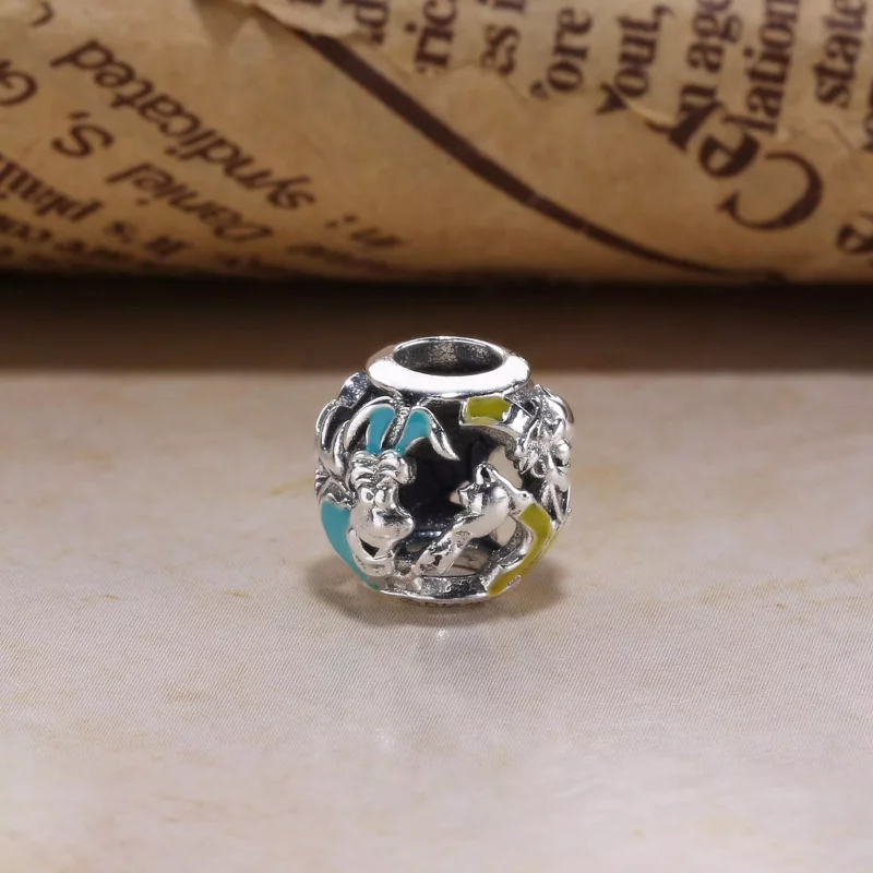 (imagen para) Charm en plata de ley Fiesta del t&eacute; de alicia PANDORA - Ver 2