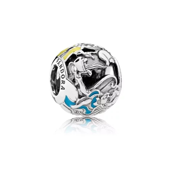 (imagen para) Charm en plata de ley Fiesta del t&eacute; de alicia PANDORA - Haga clic en la imagen para cerrar.