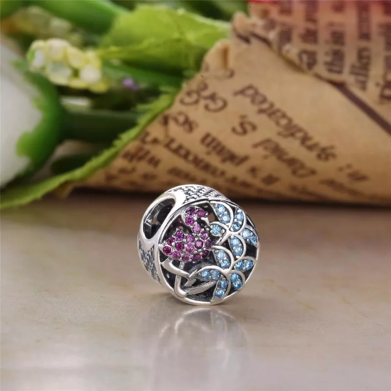 (imagen para) Charm en plata de ley Flamenco Tropical - PANDORA - Ver 5