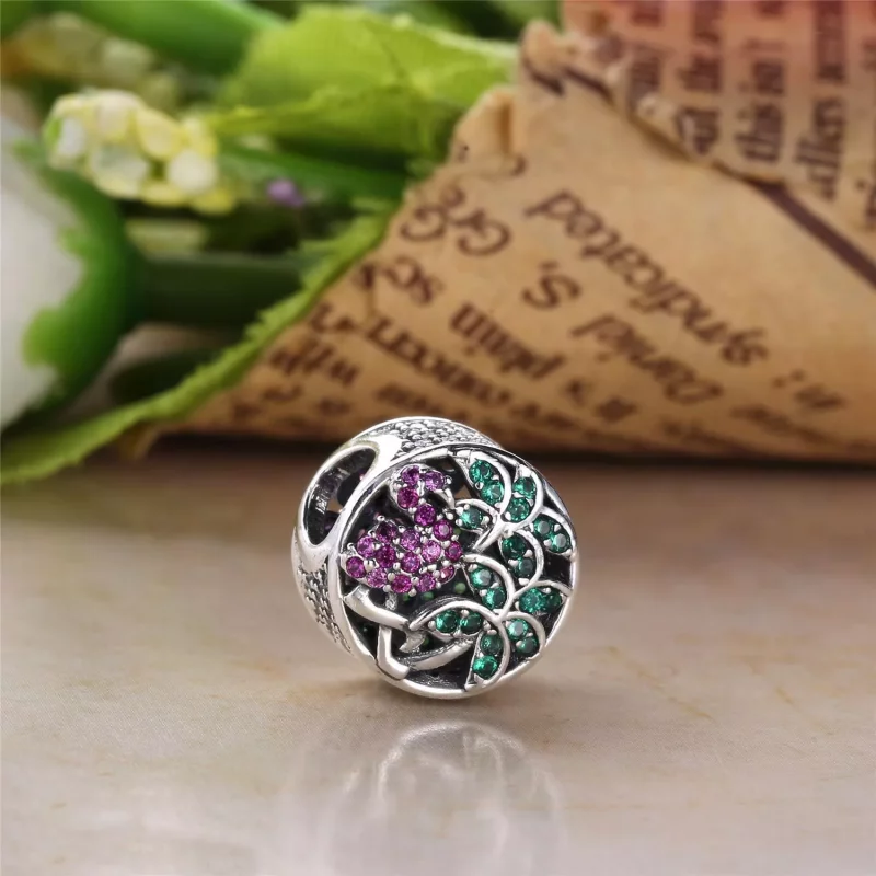 (imagen para) Charm en plata de ley Flamenco Tropical - PANDORA - Ver 6