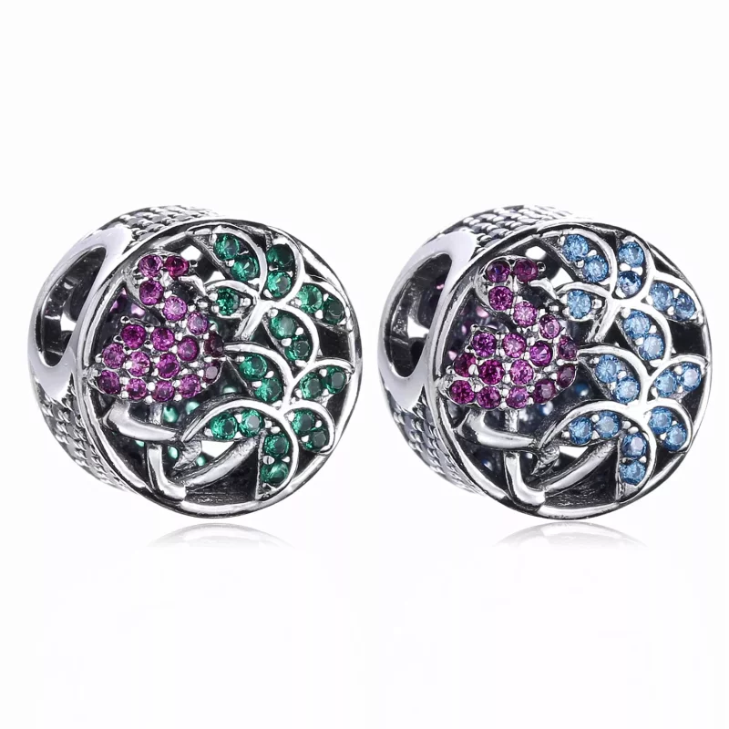 (imagen para) Charm en plata de ley Flamenco Tropical - PANDORA - Ver 7
