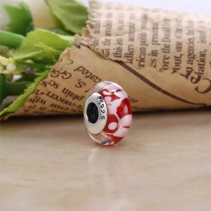 (imagen para) Charm en plata de ley Flor del ciruelo PANDORA - Ver 2