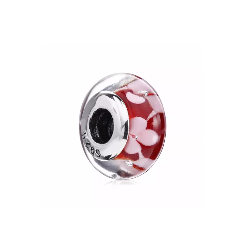 (imagen para) Charm en plata de ley Flor del ciruelo PANDORA
