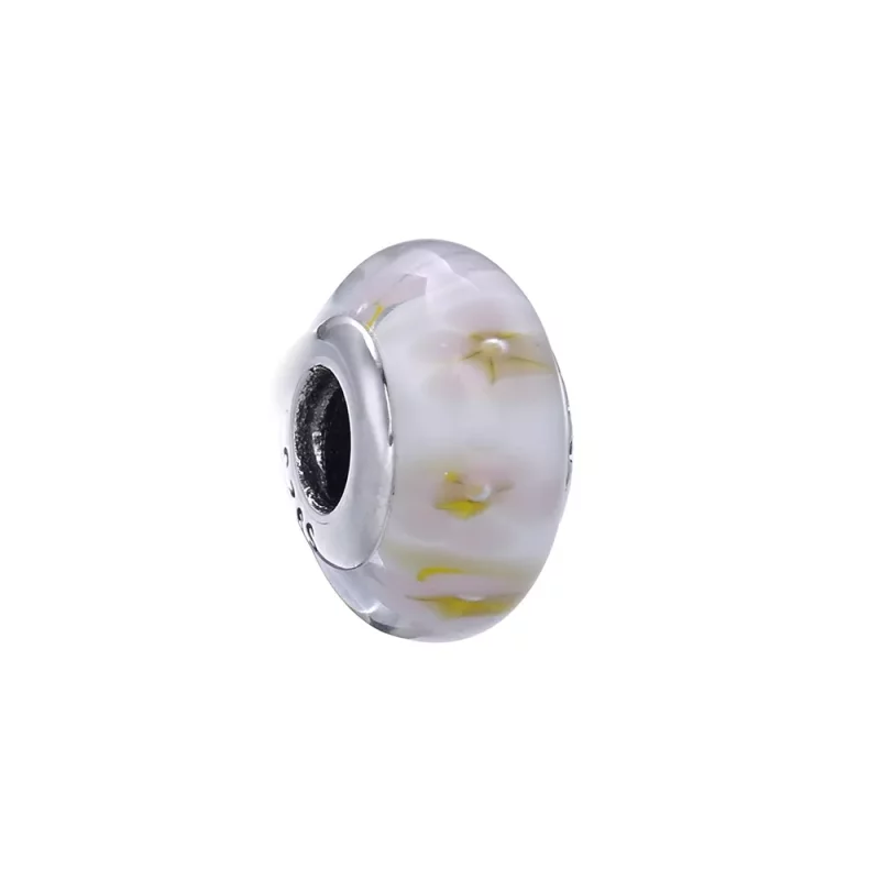 (imagen para) Charm en plata de ley Flor PANDORA