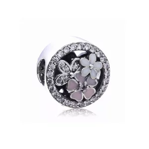 (imagen para) Charm en plata de ley Floraciones po&eacute;ticas PANDORA