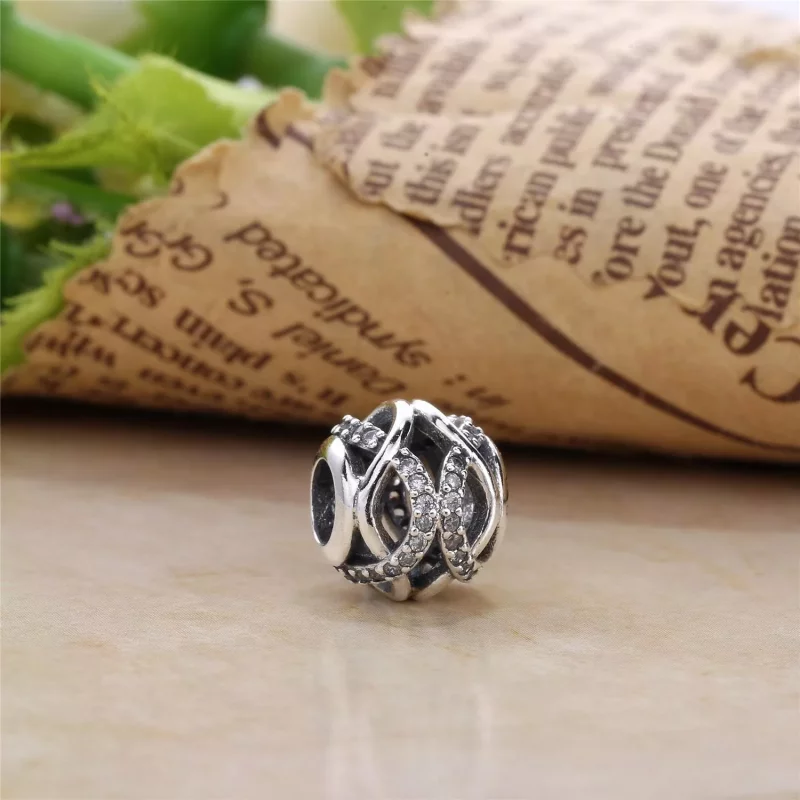 (imagen para) Charm en plata de ley Galaxia chispeante a cielo abierto PANDORA - Ver 2