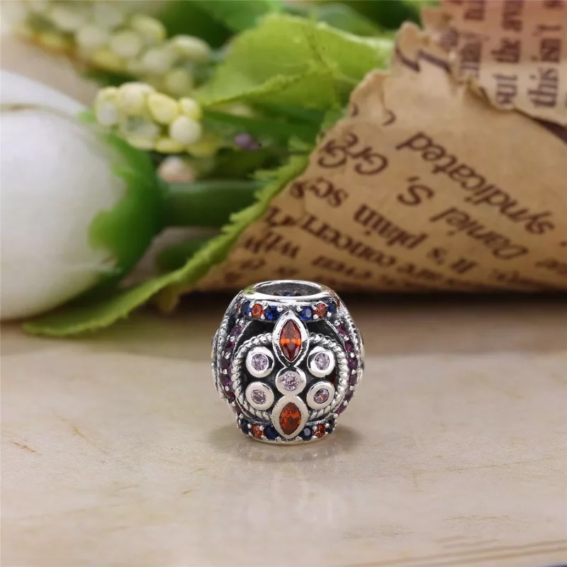 (imagen para) Charm en plata de ley Galaxia espumosa PANDORA - Ver 3