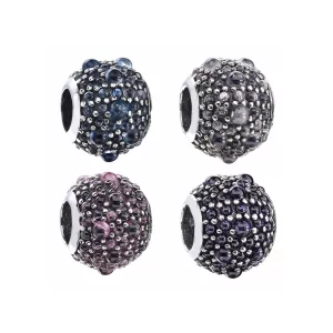 Charm en plata de ley Gotas brillantes PANDORA (imagen para) Charm en plata de ley Gotas brillantes PANDORA