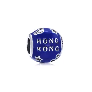 Charm en plata de ley Hong Kong PANDORA (imagen para) Charm en plata de ley Hong Kong PANDORA