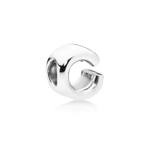 Charm en plata de ley Letra C - PANDORA (imagen para) Charm en plata de ley Letra C - PANDORA