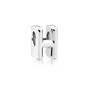 (imagen para) Charm en plata de ley Letra H - PANDORA