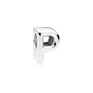 Charm en plata de ley Letra P - PANDORA (imagen para) Charm en plata de ley Letra P - PANDORA
