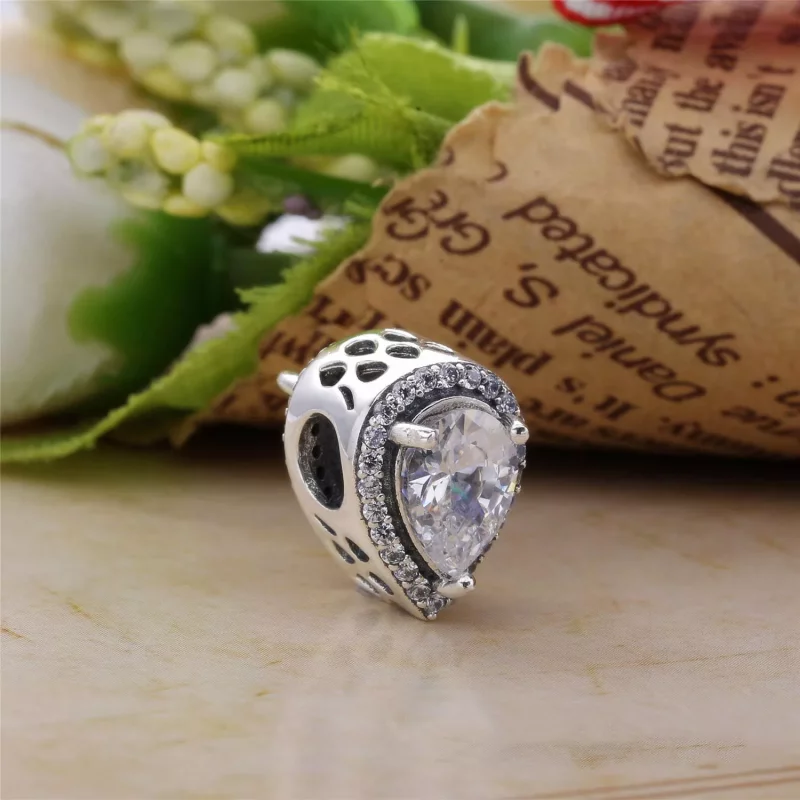 (imagen para) Charm en plata de ley L&aacute;grima Radiante - PANDORA - Ver 2