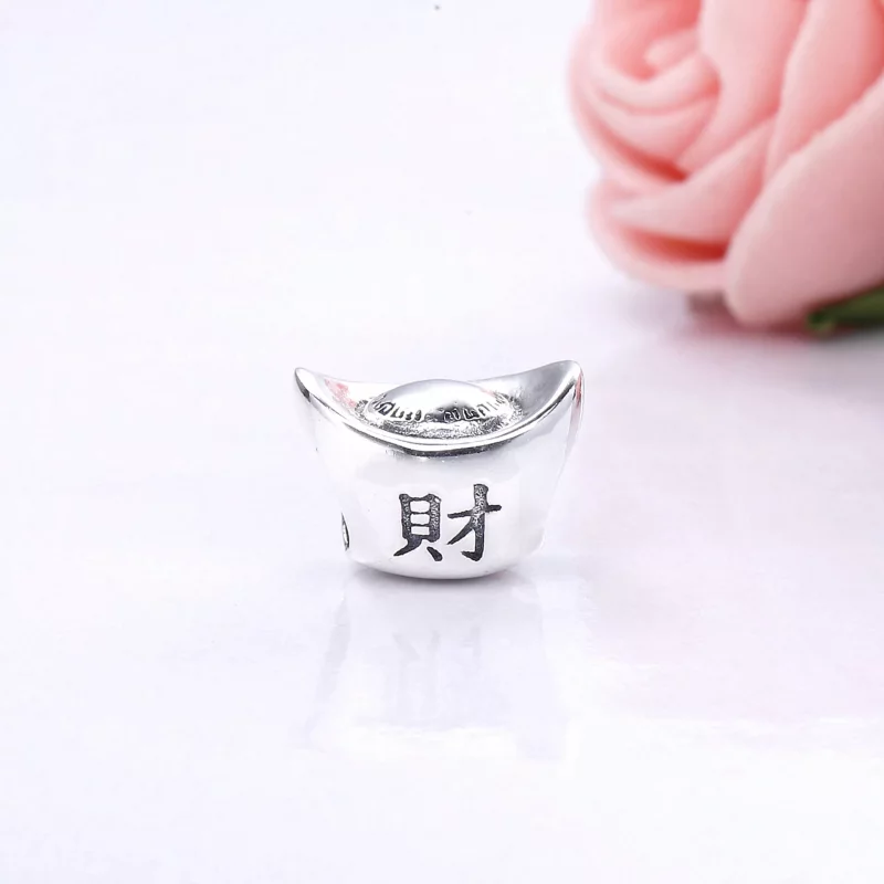 (imagen para) Charm en plata de ley Lingote PANDORA - Ver 4