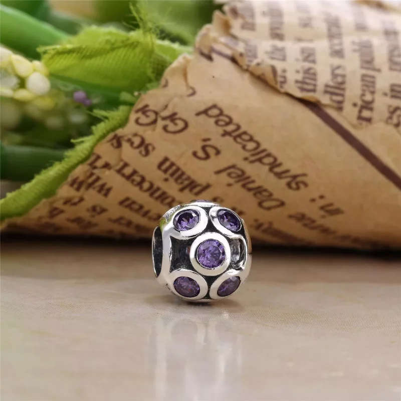 (imagen para) Charm en plata de ley Luces Tachonadas PANDORA - Ver 4
