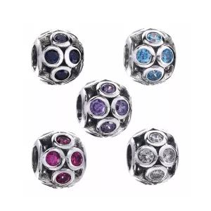 Charm en plata de ley Luces Tachonadas PANDORA (imagen para) Charm en plata de ley Luces Tachonadas PANDORA