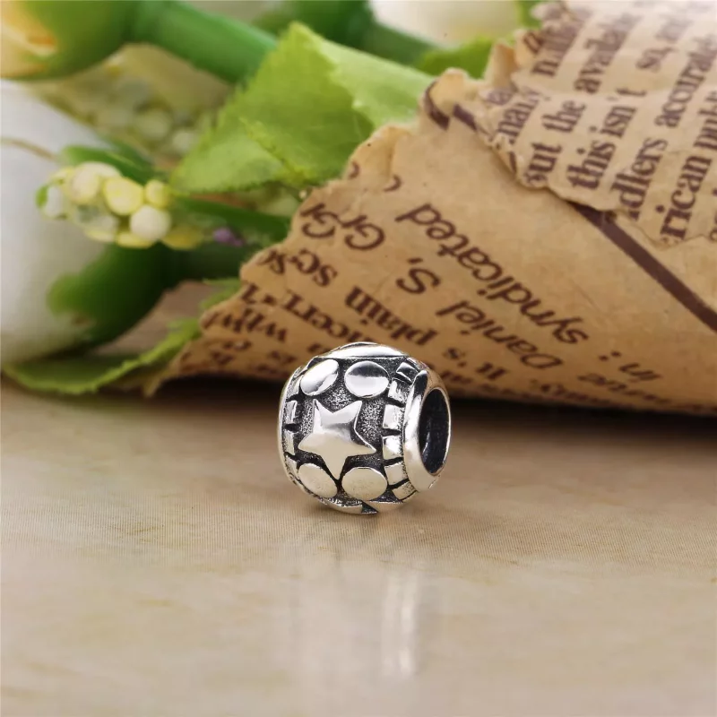 (imagen para) Charm en plata de ley Luna y estrellas PANDORA - Ver 3