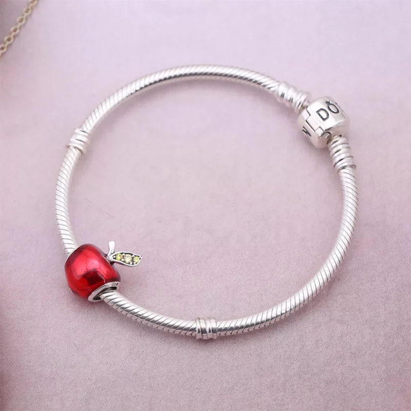 (imagen para) Charm en plata de ley Manzana de Blancanieves - PANDORA - Ver 2