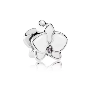 Charm en plata de ley Orquídea Blanca - PANDORA (imagen para) Charm en plata de ley Orquídea Blanca - PANDORA