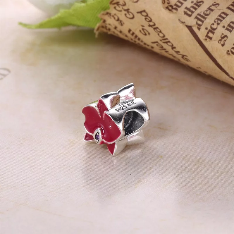 (imagen para) Charm en plata de ley Orqu&iacute;dea - PANDORA - Ver 3