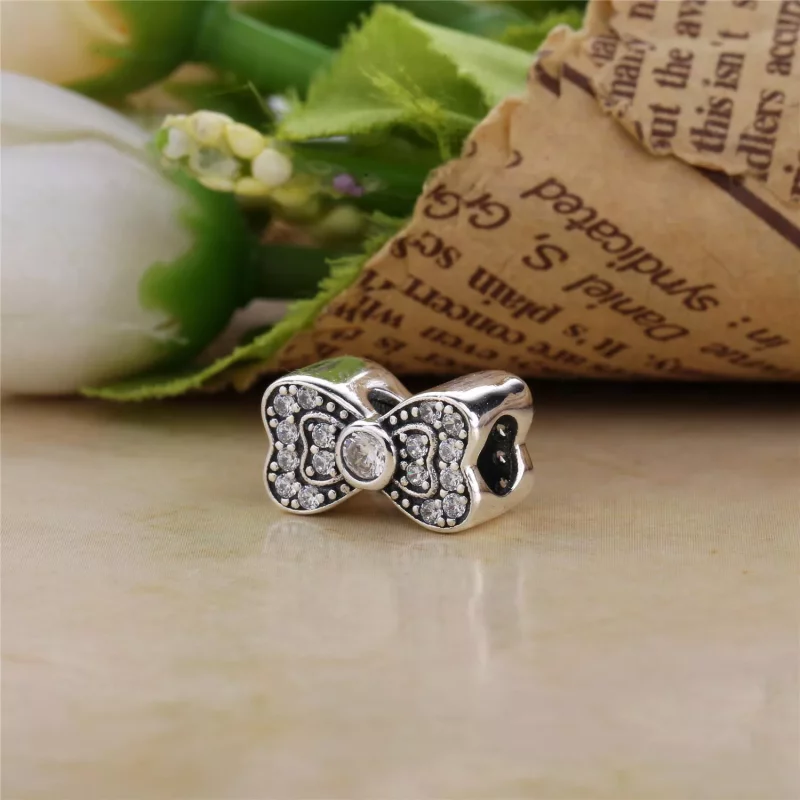 (imagen para) Charm en plata de ley Pajarita PANDORA - Ver 3
