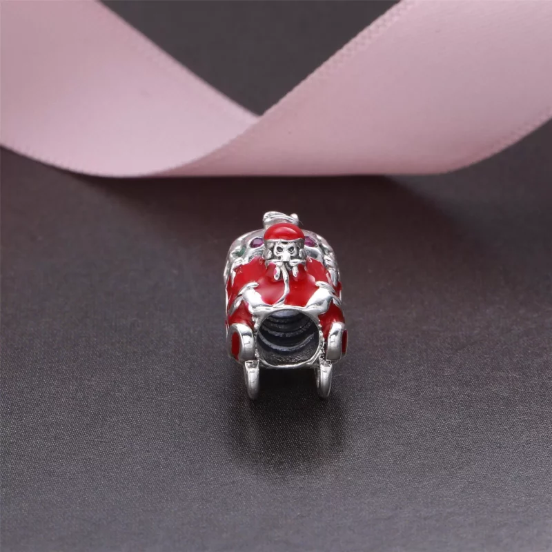 (imagen para) Charm en plata de ley Pap&aacute; Noel y trineos PANDORA - Ver 3