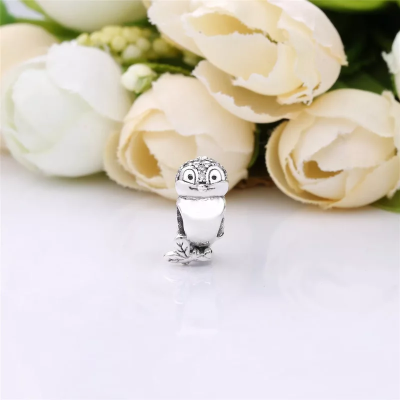 (imagen para) Charm en plata de ley P&aacute;jaro de Blancanieves - PANDORA - Ver 2