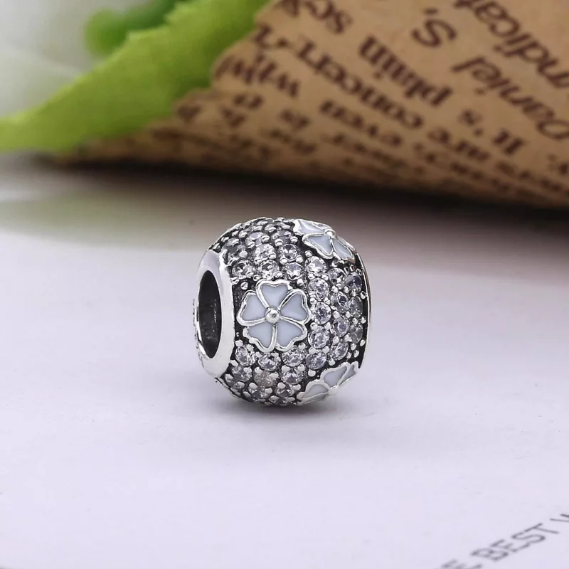(imagen para) Charm en plata de ley Pradera de pr&iacute;mula PANDORA - Ver 2