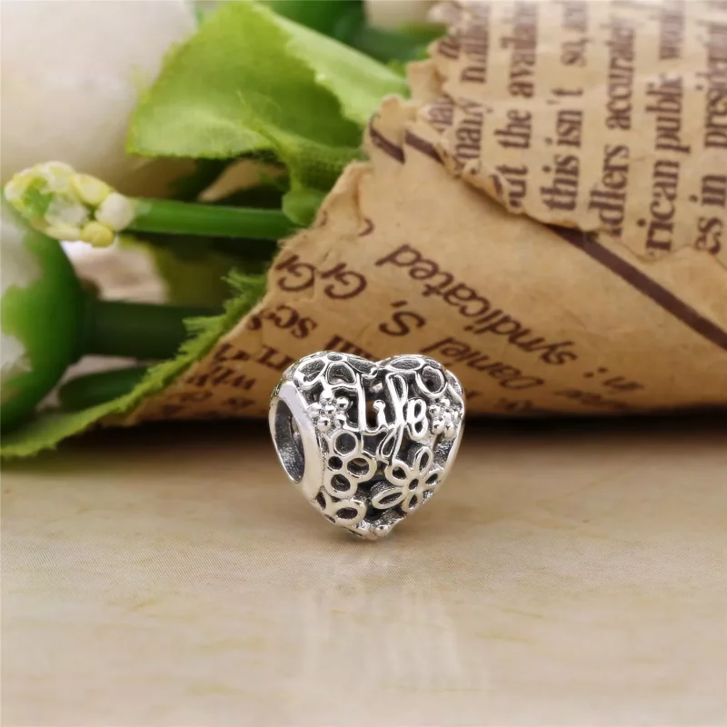 (imagen para) Charm en plata de ley Promesa de Primavera - PANDORA - Ver 3