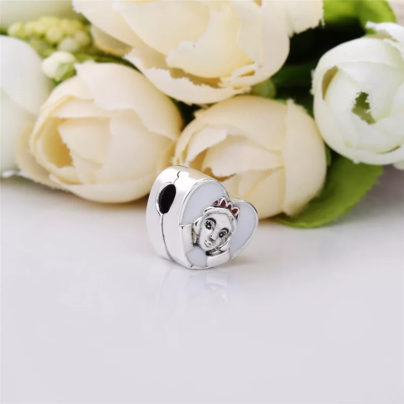 (imagen para) Charm en plata de ley Retrato de Blancanieves PANDORA - Ver 3