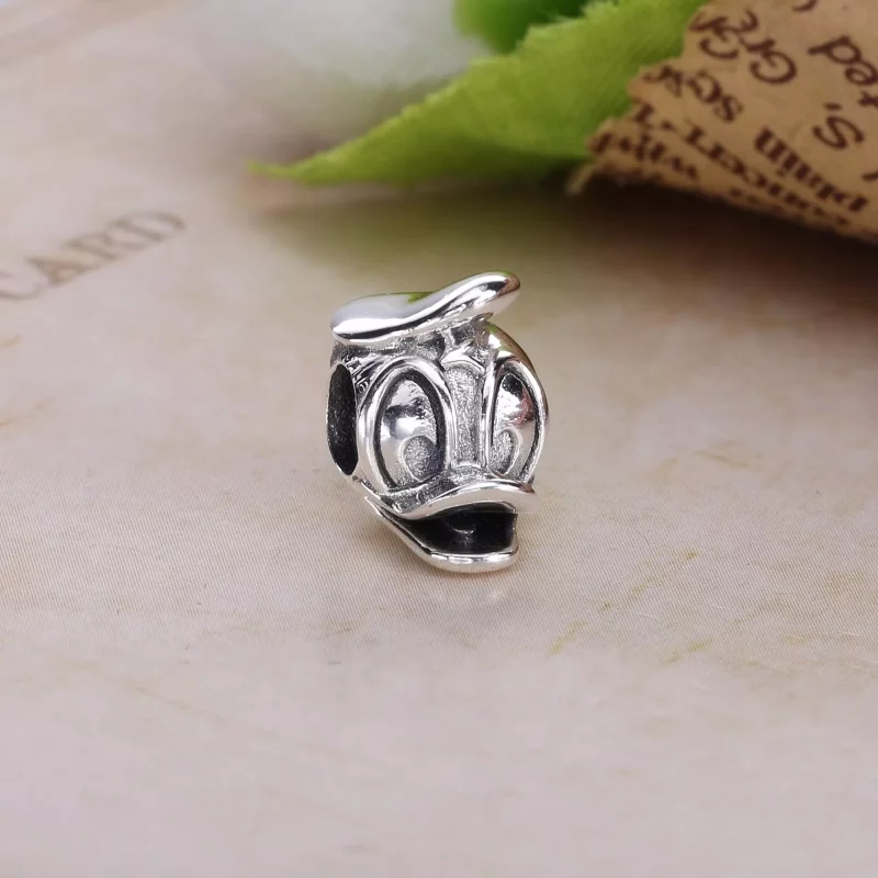 (imagen para) Charm en plata de ley Retrato Donald - PANDORA - Ver 2