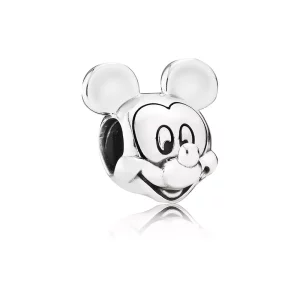 (imagen para) Charm en plata de ley Retrato Mickey - PANDORA
