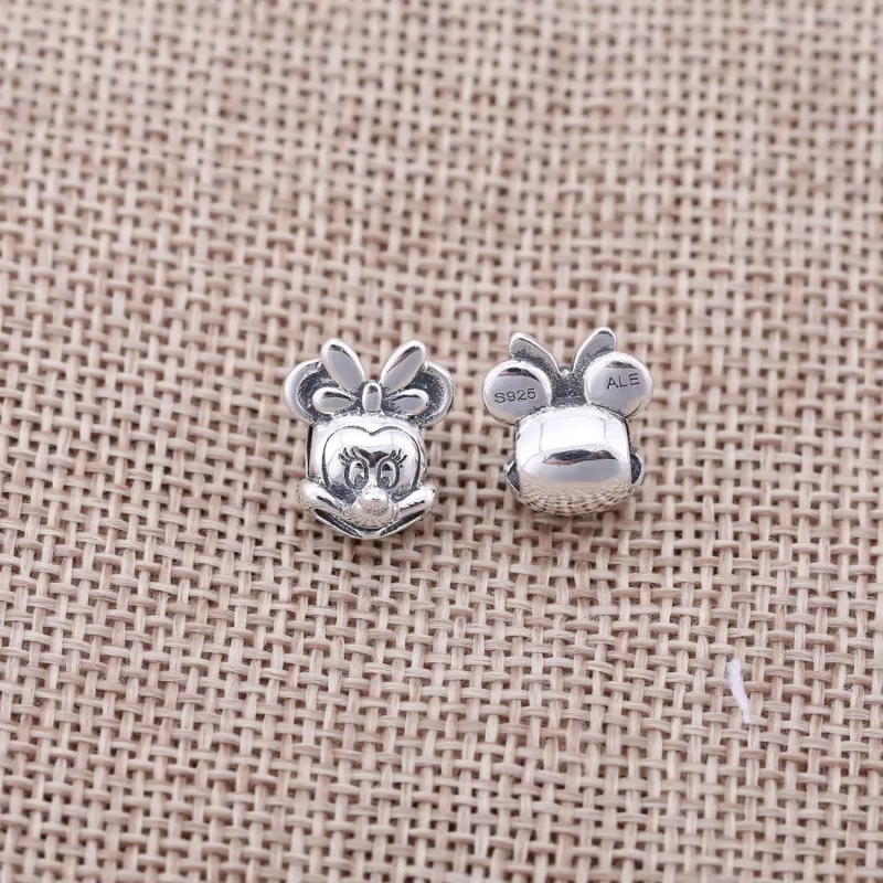 (imagen para) Charm en plata de ley Retrato Minnie - PANDORA - Ver 3